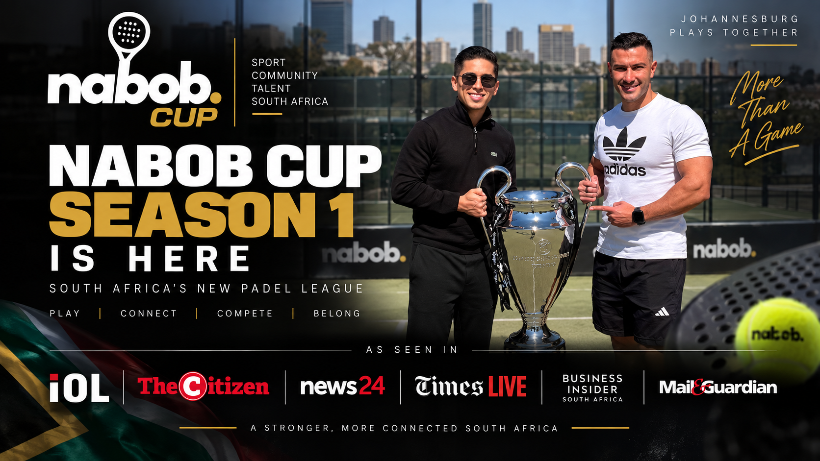 Nabob Cup Season 1 Is Here: South Africa’s New Padel League Welcomes Players of All Levels
